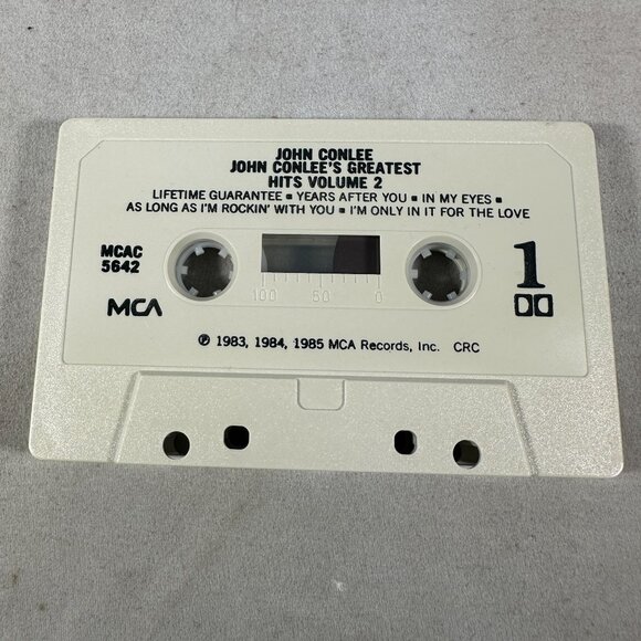 John Conlee Greatest Hits Volume 2 Cassette Tape MCA Records 1985 Country Music - Picture 4 of 4